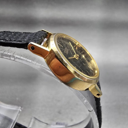 Citizen CQ Watch Women 21mm Black Dial Gold Tone Round 5930-T15740 New Battery3