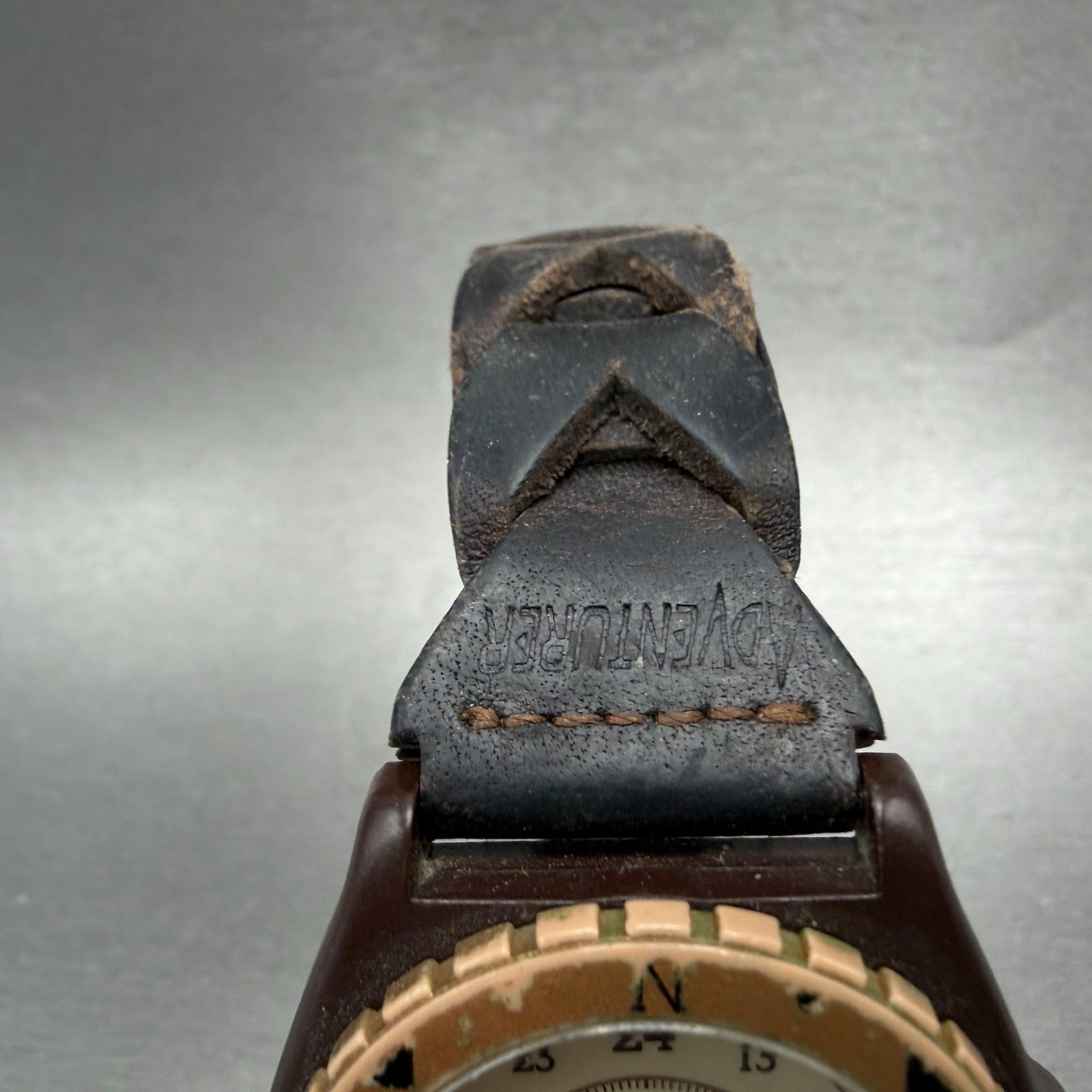 Timex Indiglo Adventurer Watch Men 38mm Cream Dial Brown Tone 42902 New Battery4