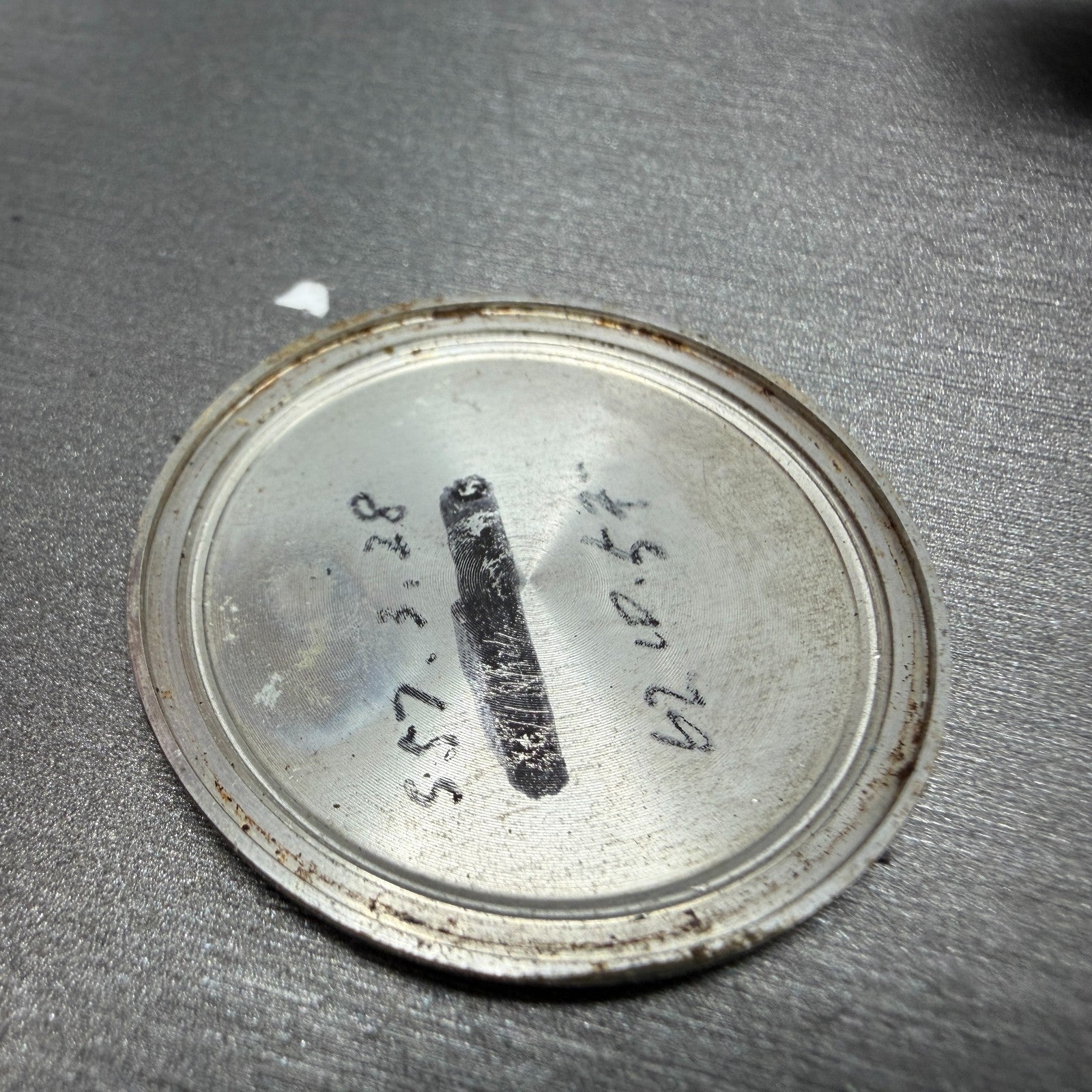 Seiko Watch Men 35mm White Dial Silver Tone 7121-800 Round VTG PARTS11