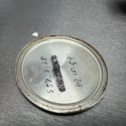 Seiko Watch Men 35mm White Dial Silver Tone 7121-800 Round VTG PARTS11