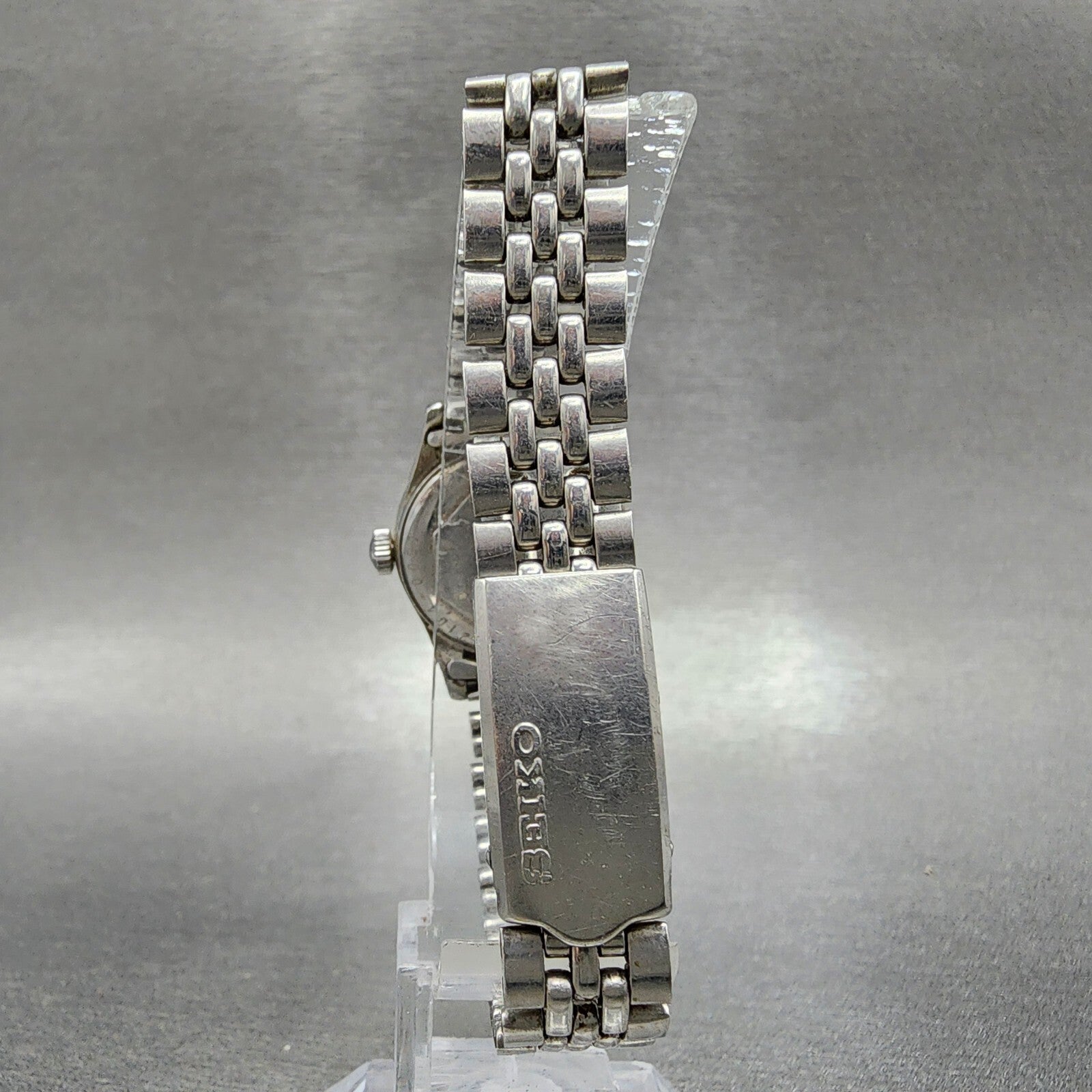 Seiko Watch Women 23mm Silver Dial Steel Round Manual Wind 21040091 PARTS8