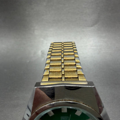 Citizen Freeway Watch Men 36mm Green Dial Silver Tone Daydate 5500-A85293 NewBat4
