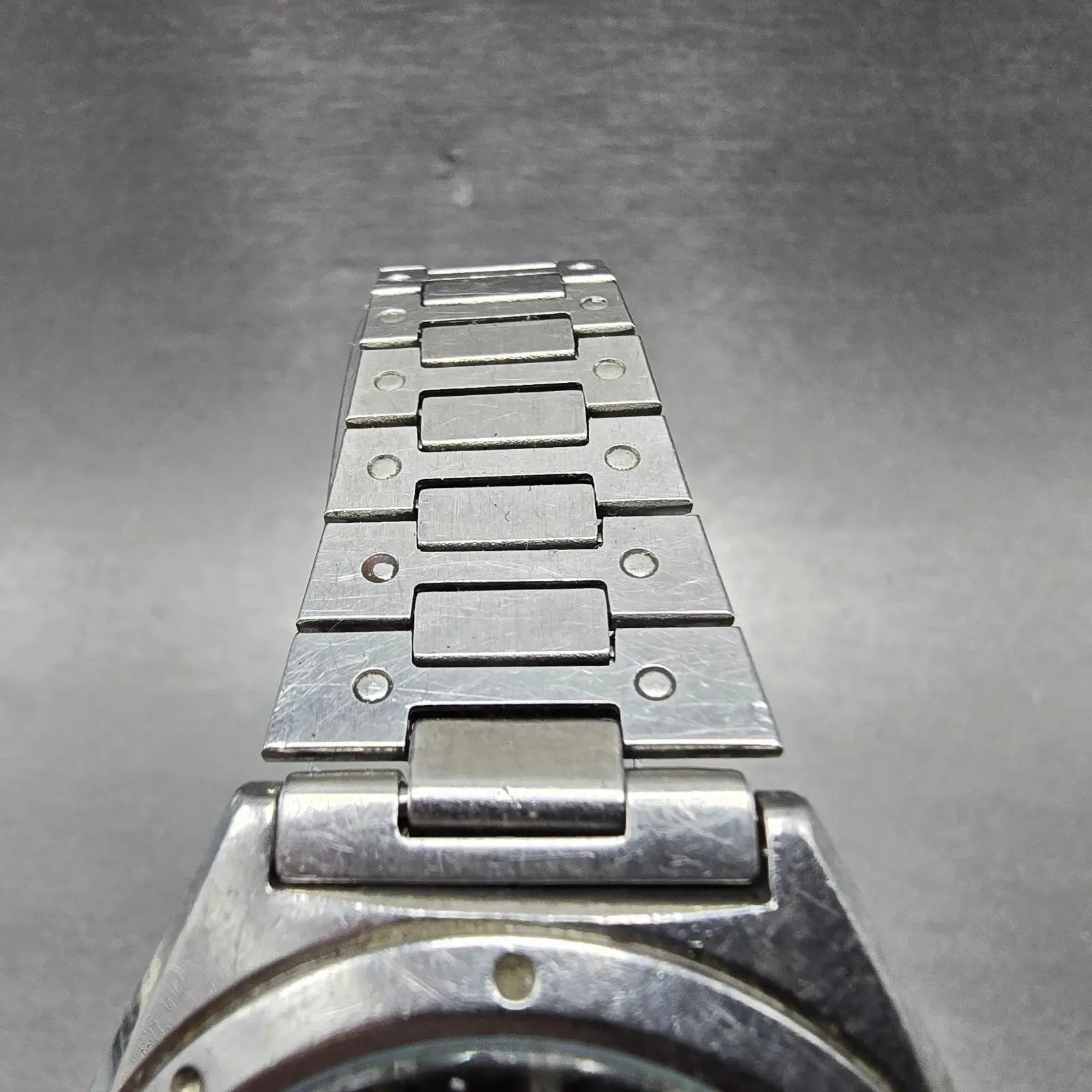 Orient Watch Men 38mm Black Dial Silver Tone Daydate Round 589613-70 READ NewBat4