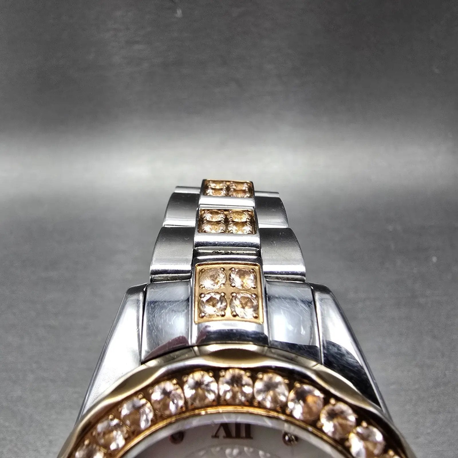 Invicta Angle Watch Women 38mm MOP Dial Two Tone Round 16063 New Battery4
