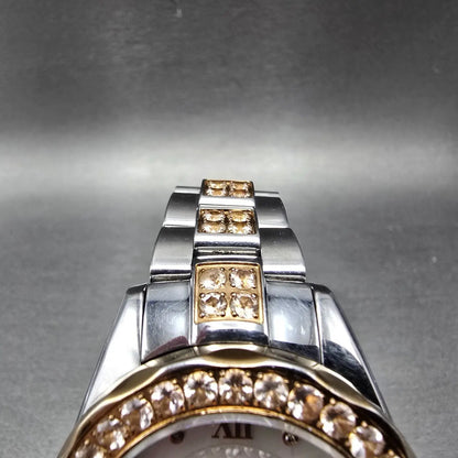 Invicta Angle Watch Women 38mm MOP Dial Two Tone Round 16063 New Battery4