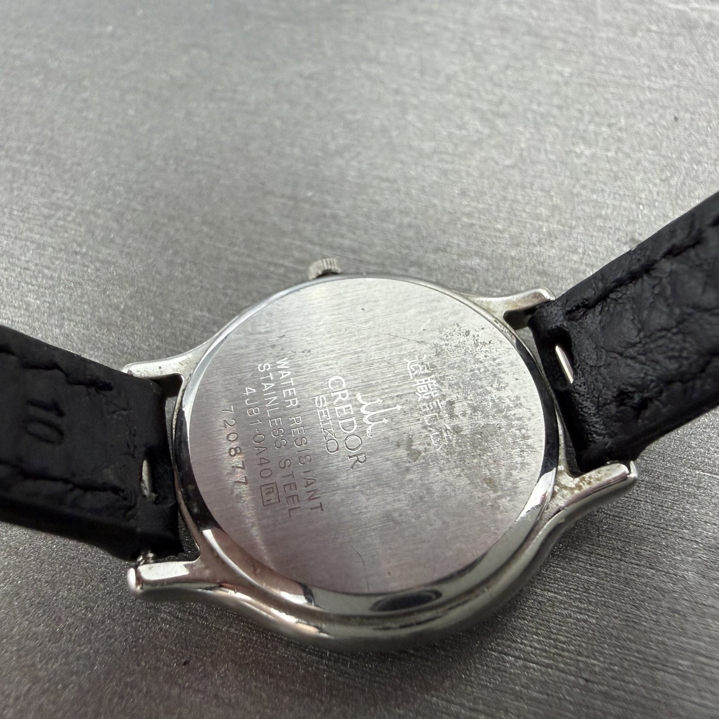 Seiko Credor Watch Women 24mm Silver Dial Silver Tone 4J81-0A40 New Battery9