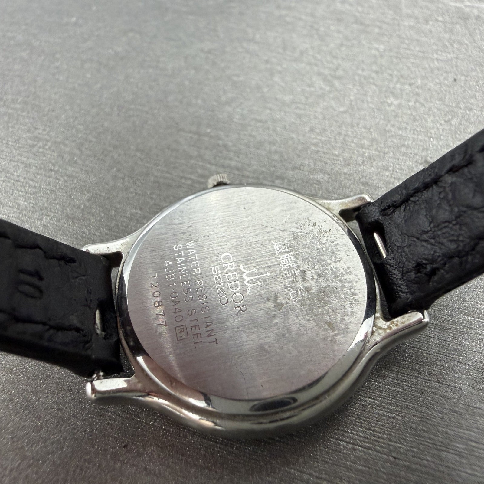 Seiko Credor Watch Women 24mm Silver Dial Silver Tone 4J81-0A40 New Battery9