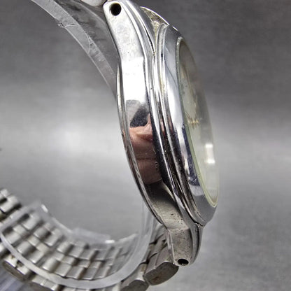 Citizen Eco-Drive Watch Men 36mm White Dial Two Tone Round E030-K16253 Works3