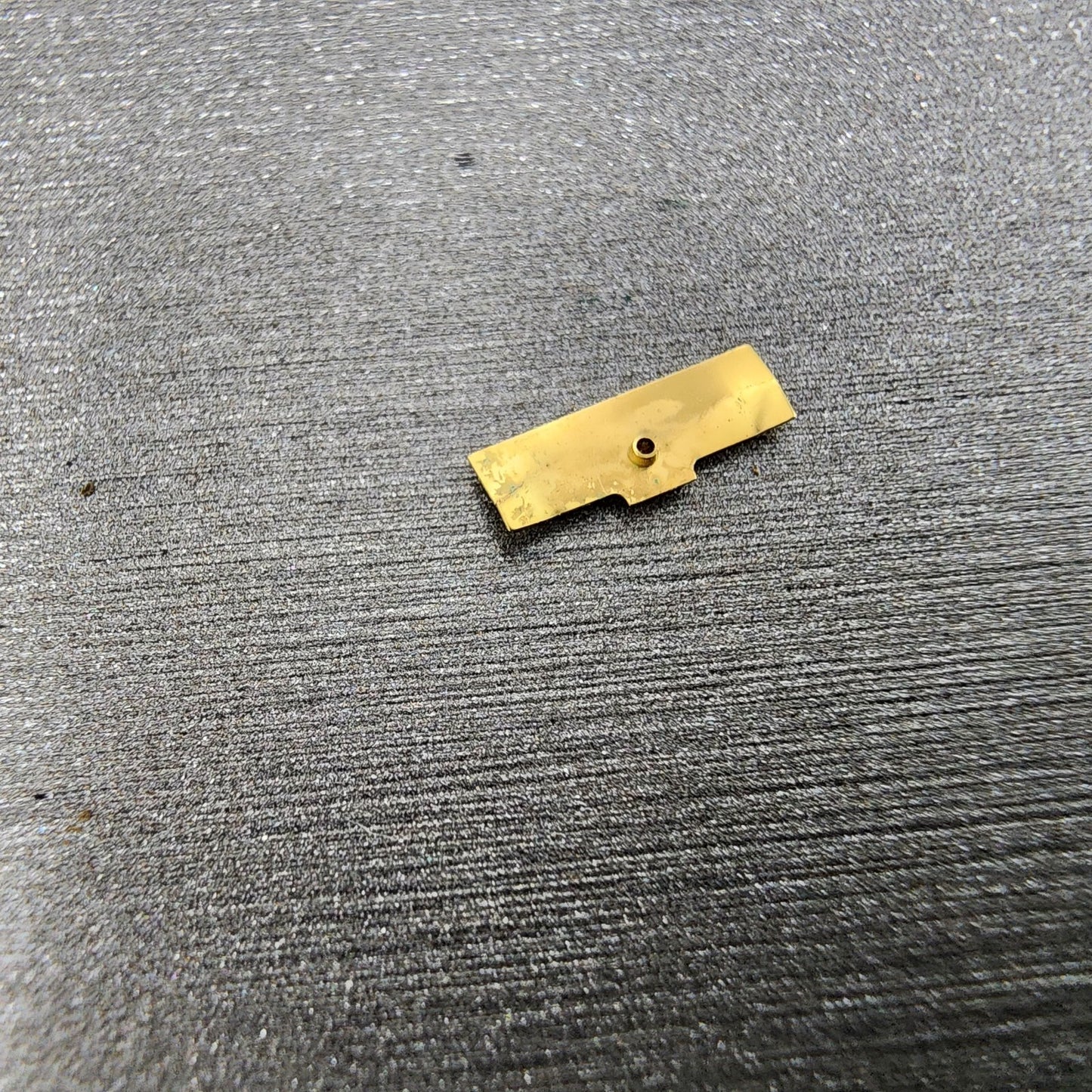 Omega De Ville Watch Women 19mm Gold Dial Gold Plated Rectangle Cal 1353 PARTS12