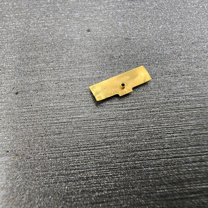 Omega De Ville Watch Women 19mm Gold Dial Gold Plated Rectangle Cal 1353 PARTS12