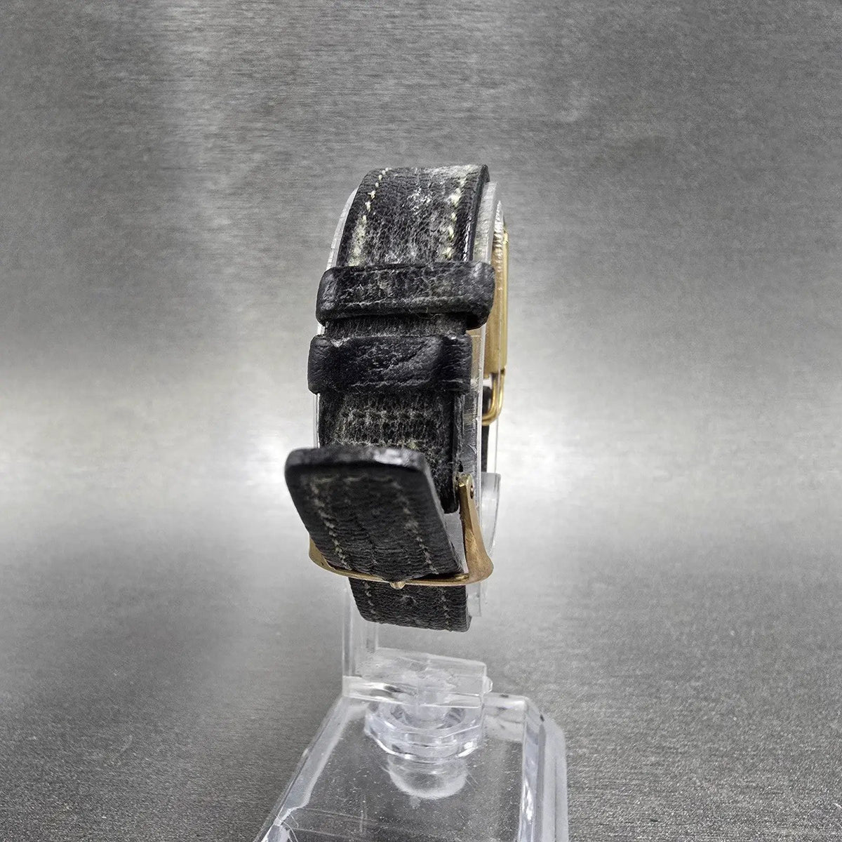 Hamilton Tank Watch Women 18mm Black Dial Gold Registered Edition 0806 PARTS8