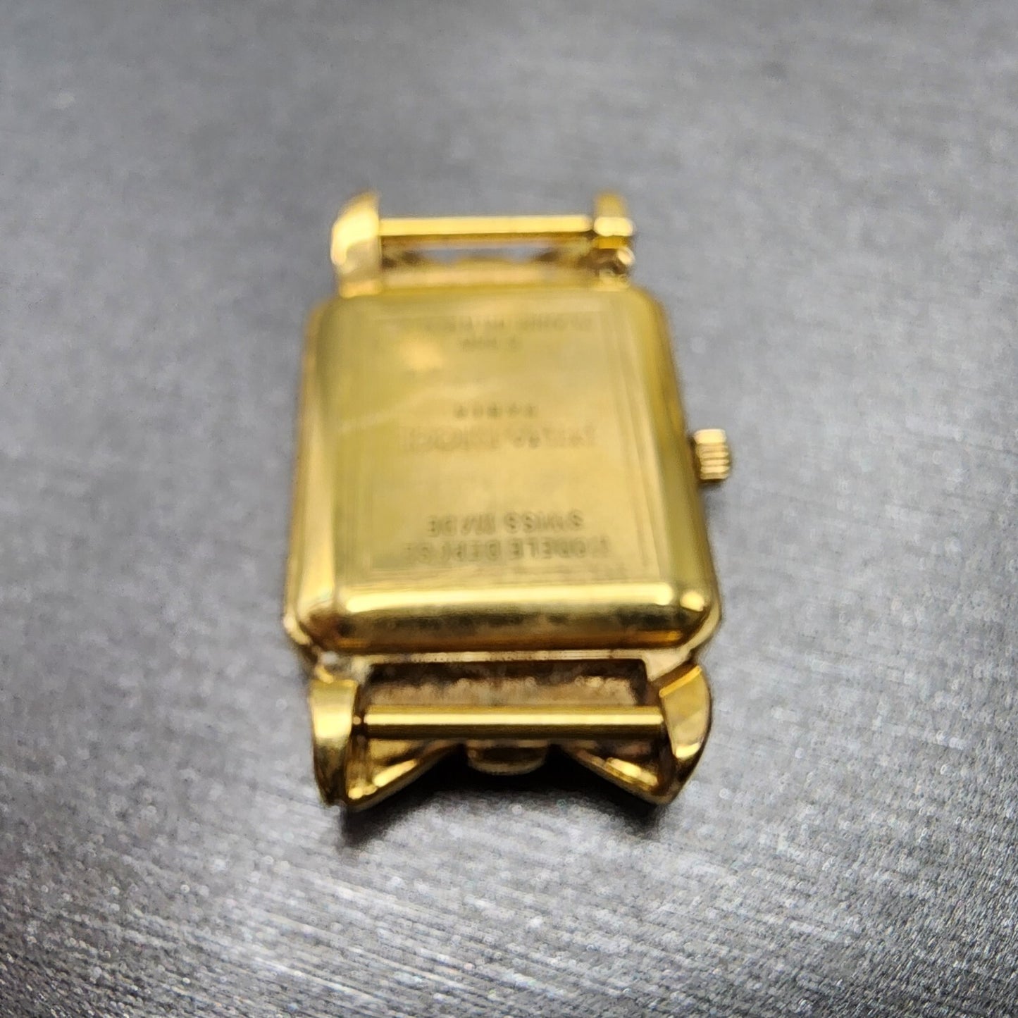 Nina Ricci Tank Watch Women 18mm MOP Dial Gold Plated Rectangle  New Battery8