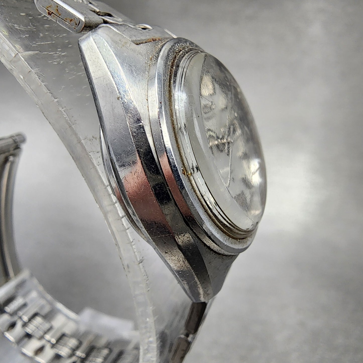 Seiko Automatic Watch Women 25mm Silver Dial Silver Tone Daydate 27060020 Runs3