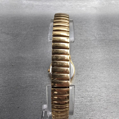 Seiko Watch Women 23mm Gold Dial Gold Tone Round 1N01-0F50 New Battery Vintage7