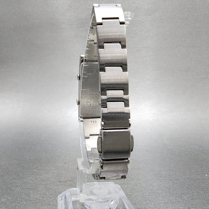 Citizen XC Dual Time Tank Watch Women 16mm Silver Dial Silver Tone New Battery7