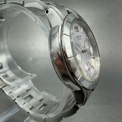 Citizen Wicca Watch Women 30mm Silver Dial Silver Tone Round 6329-S004942 NewBat3