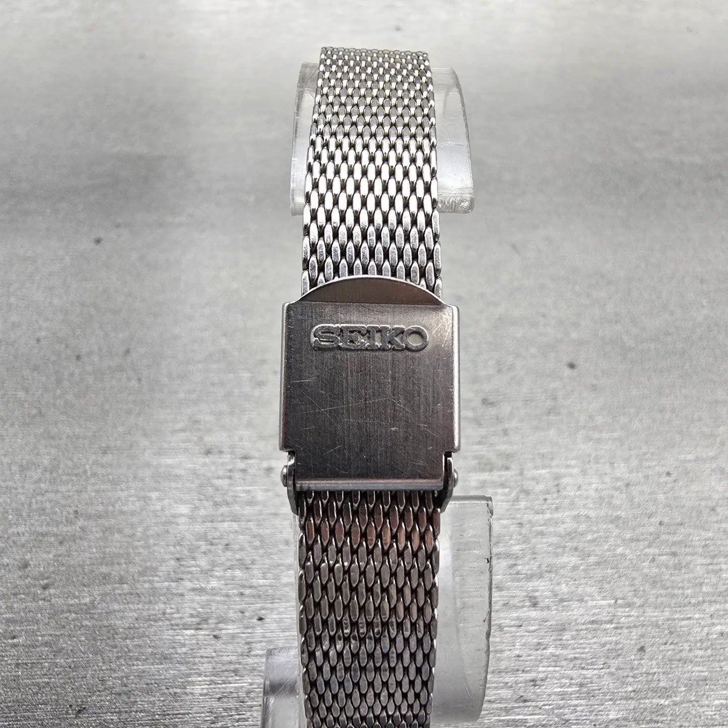 Seiko Watch Women 16mm Brown Dial Silver Tone Rectangle Manual 11-3840 Works7