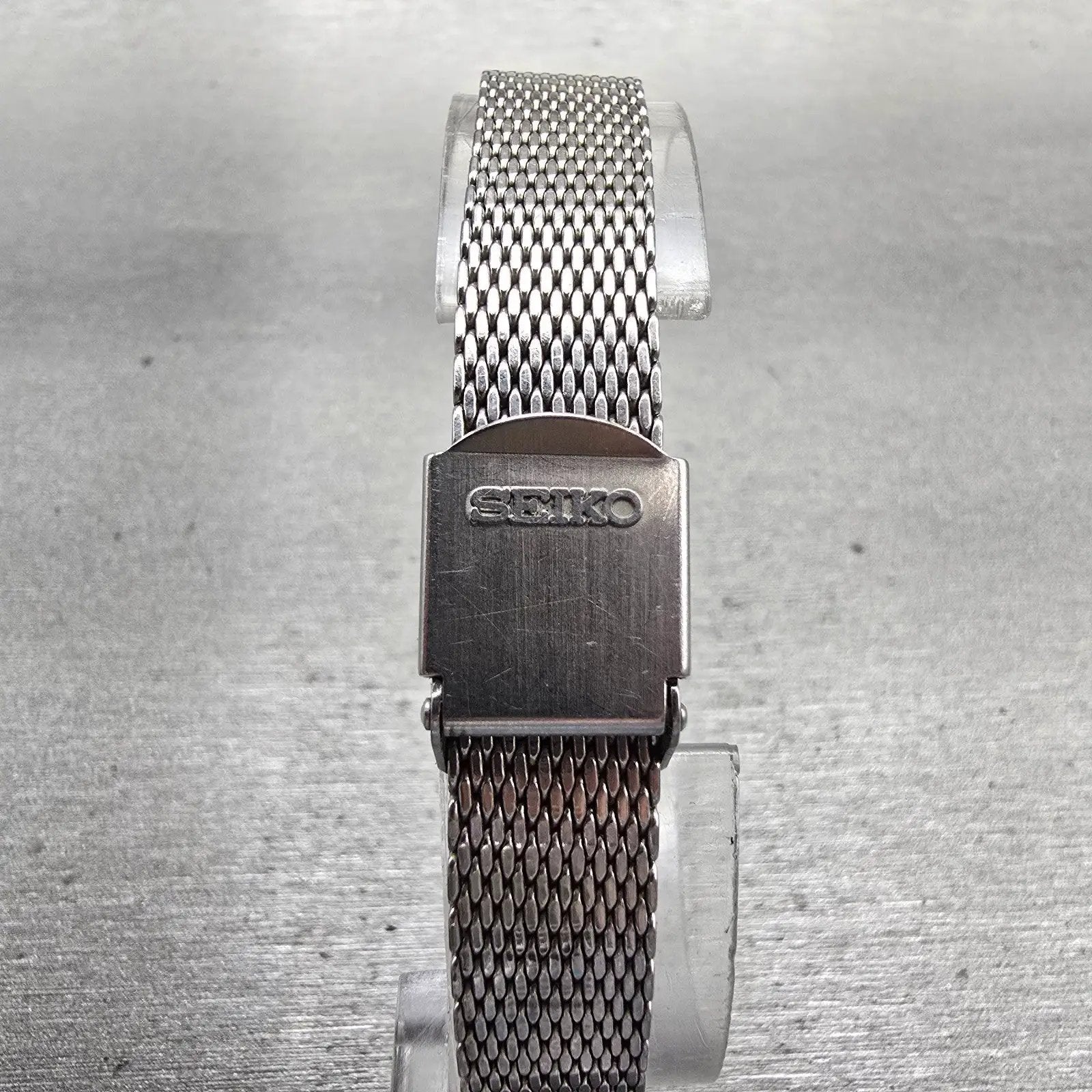 Seiko Watch Women 16mm Brown Dial Silver Tone Rectangle Manual 11-3840 Works7