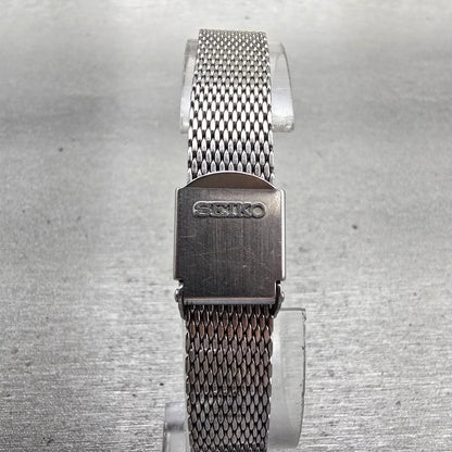Seiko Watch Women 16mm Brown Dial Silver Tone Rectangle Manual 11-3840 Works7