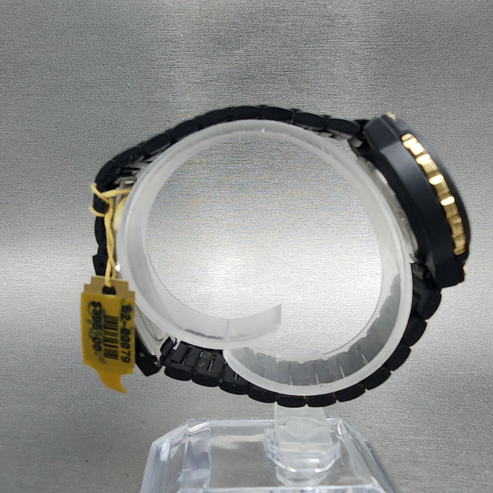 Seiko Sports 150 Watch Women 29mm Gold Dial Black Tone Daydate Round New Batt8