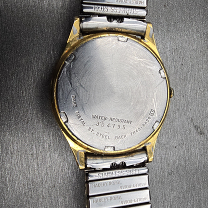 Seiko Railroad Approved Watch Men 35mm White Dial Daydate 7N43-8A39 New Battery10