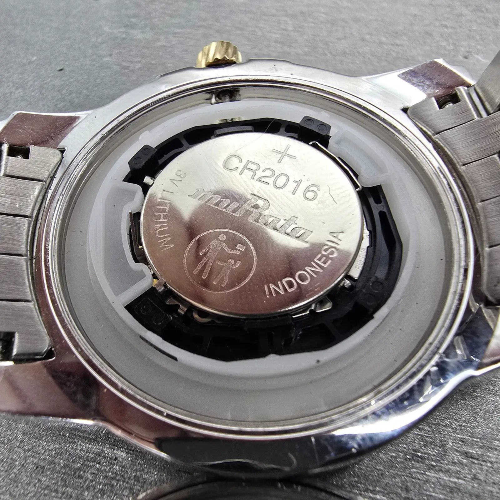 Bulova Precisionist Watch men 42mm Champagne Dial Two Tone Date 98B156 PARTS11
