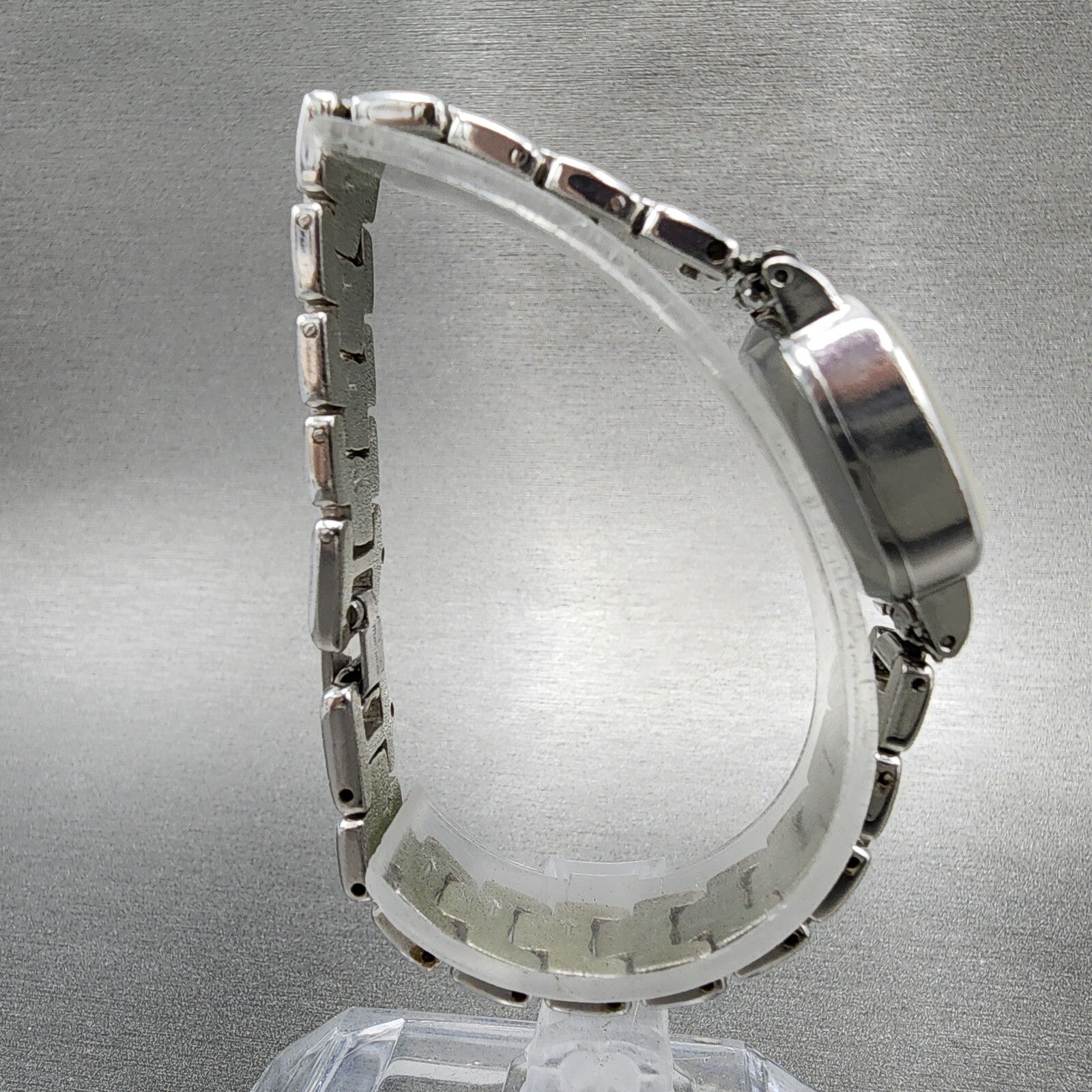 Rado Watch Women 24mm White Texture Dial Steel Rectangle New Battery Vintage8