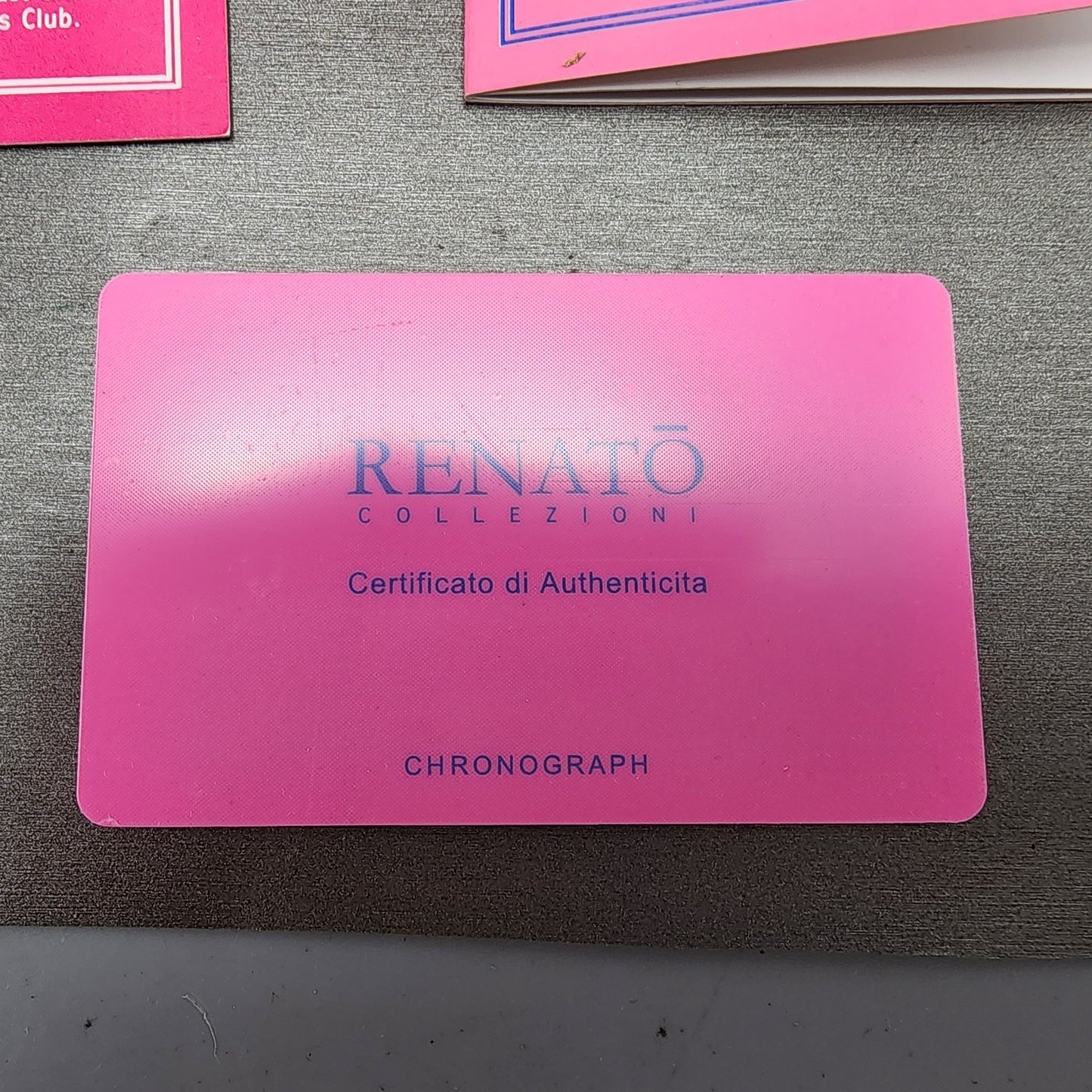 Renato Beauty Chronograph Watch Women 36mm Brown Dial Steel Diamond New Battery14