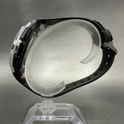 Casio Waveceptor WV-M120 Watch Men 45mm Digital Silver Black Alarm Chrono PARTS7
