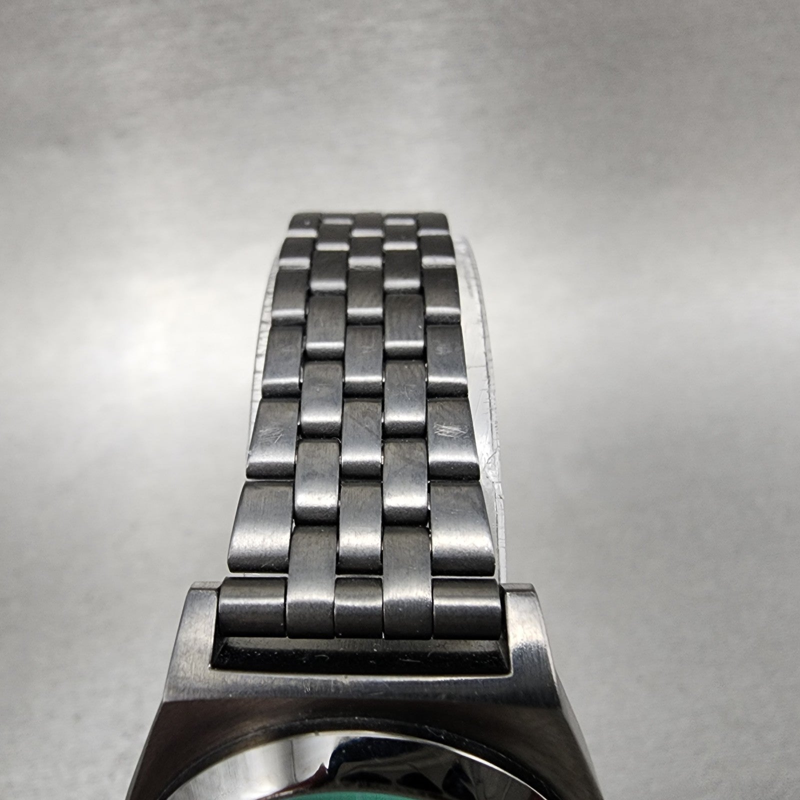 Nixon Time Teller Watch Women 27mm Blue Dial Black Tone Round New Battery4