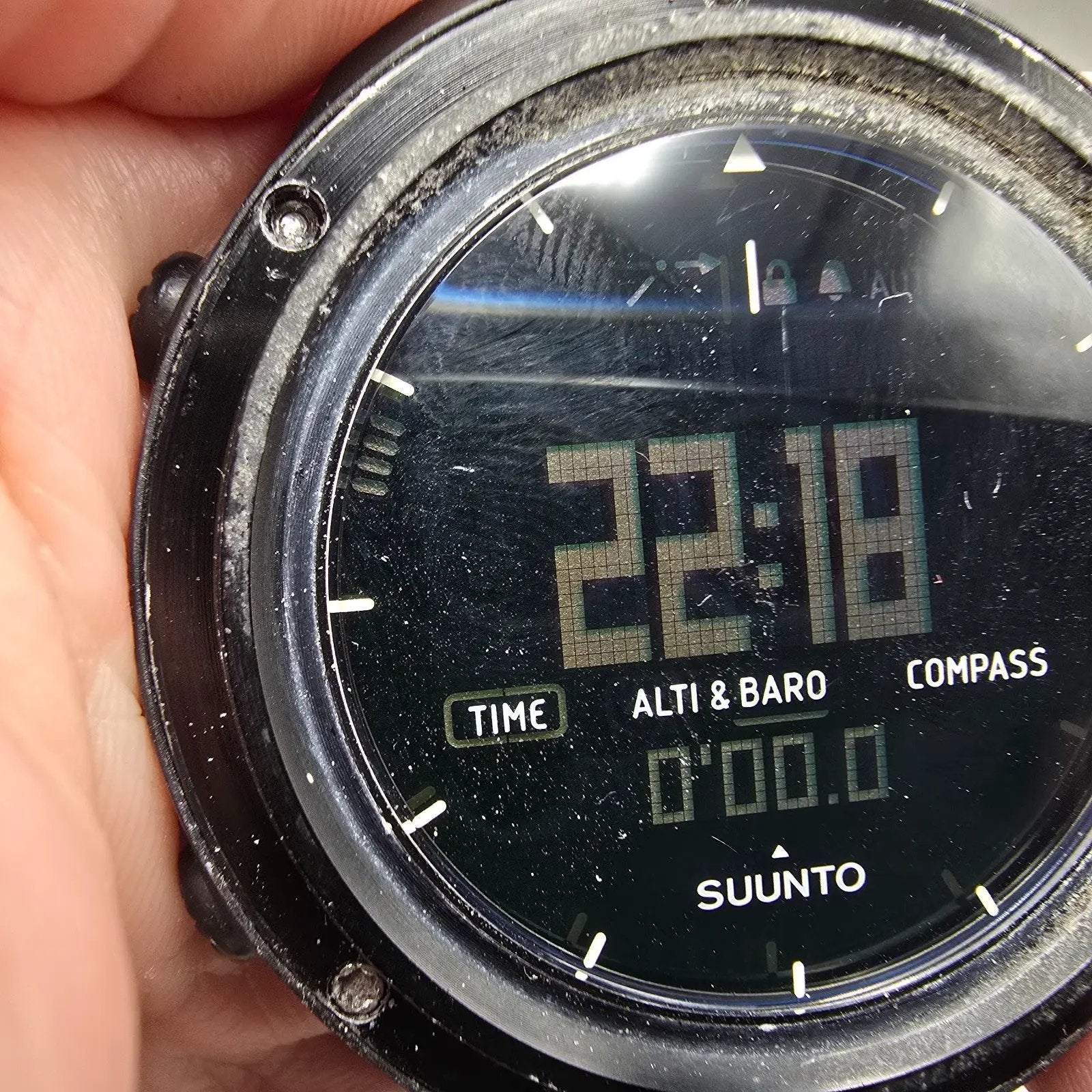 Suunto Core Watch Men 50mm Black Digital Alti Baro Compass Round PARTS13