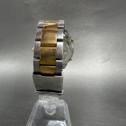 Elgin Stealth Watch Men 43mm Black Dial Two Tone Analog Digital New Battery7