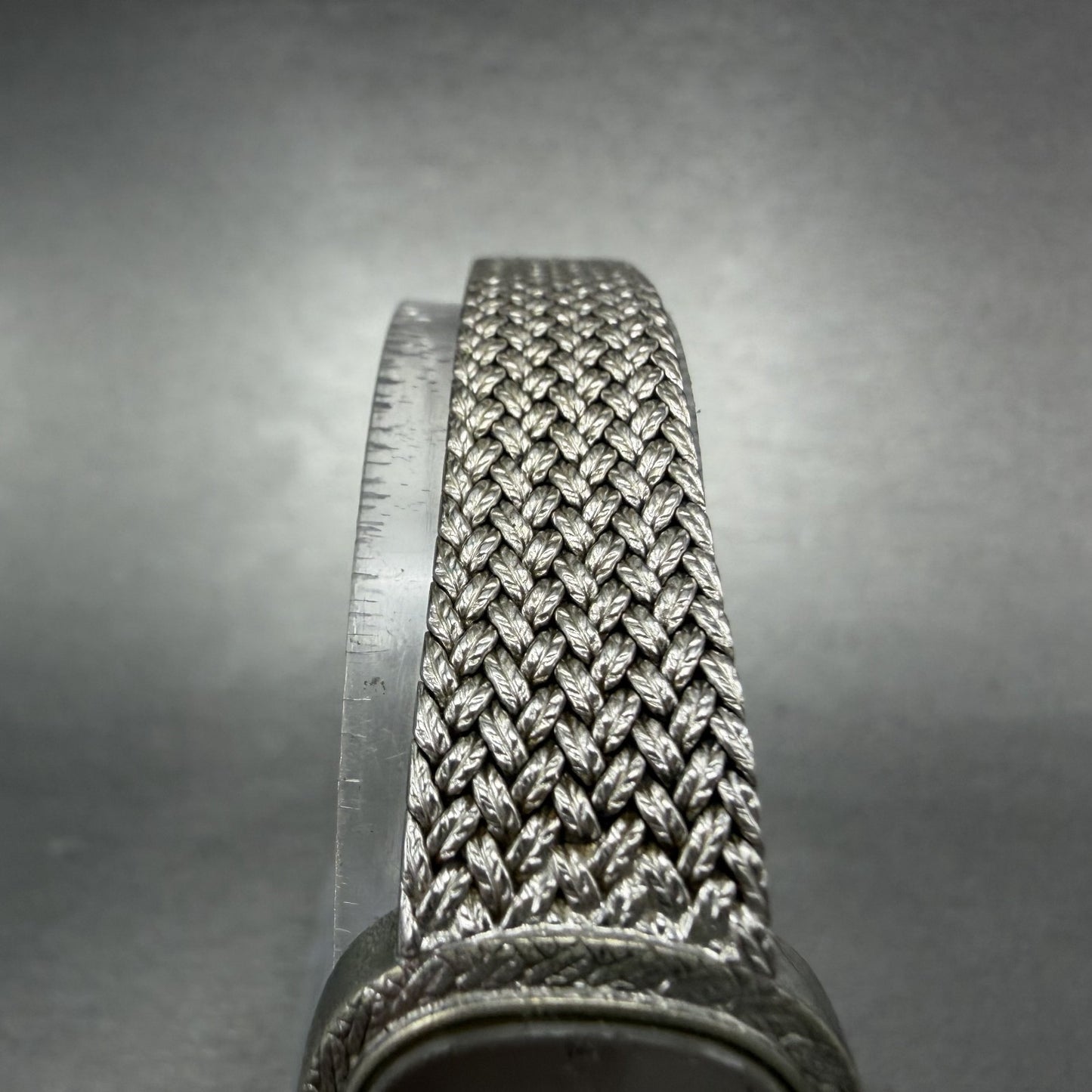 Cyma Watch Women 21mm Silver Dial Silver Tone Rectangle Mesh 706 New Battery4
