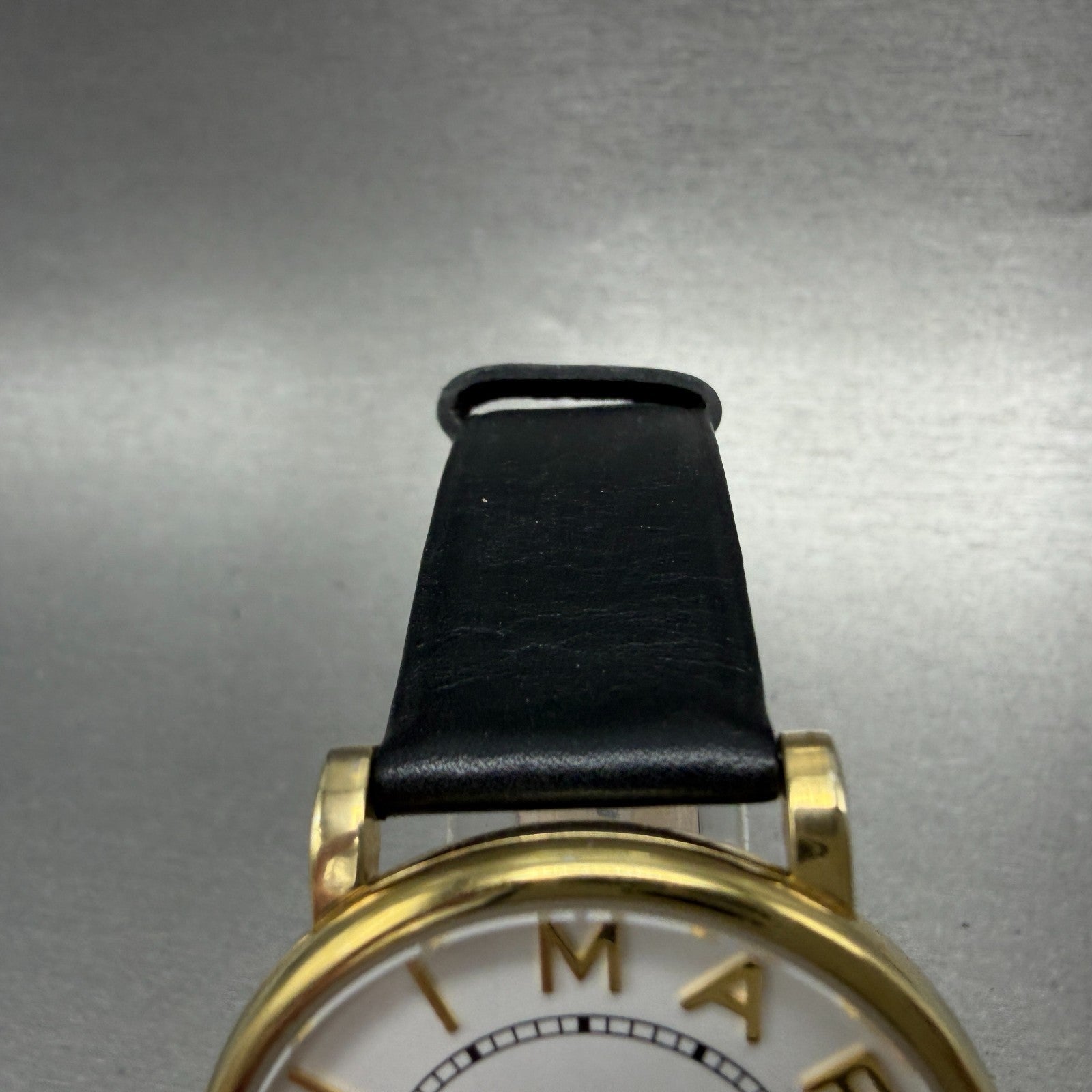 Marc Jacobs Roxy Watch Women 37mm White Dial Gold Tone Round MJ1532 New Battery4
