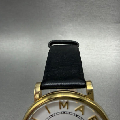 Marc Jacobs Roxy Watch Women 37mm White Dial Gold Tone Round MJ1532 New Battery4