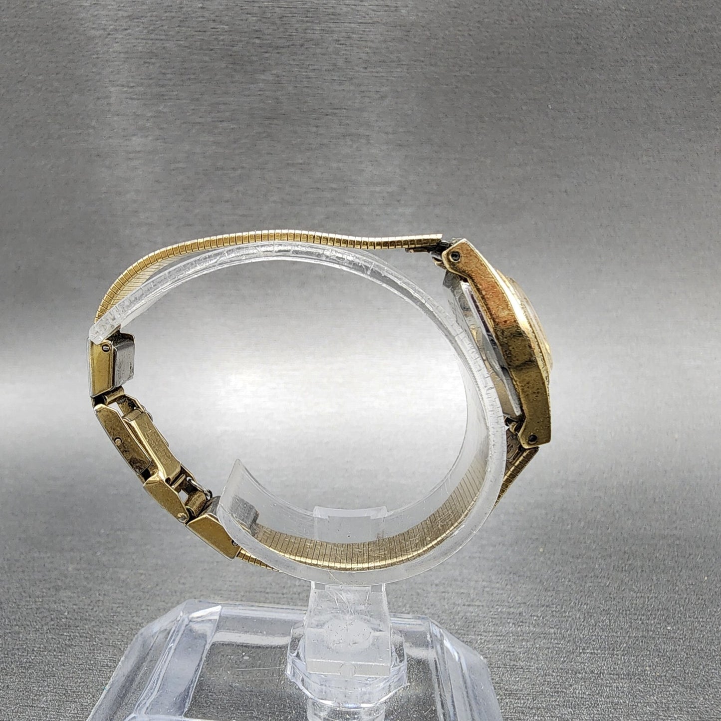 Seiko Watch Women 16mm Gold Dial Gold Tone Round 14000909 New Battery8