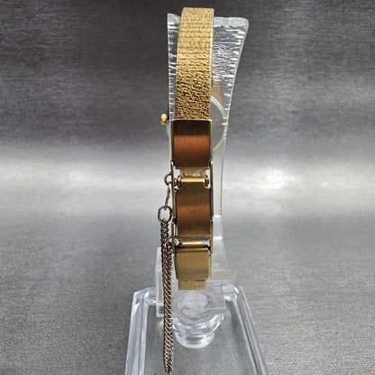 Citizen CQ Watch Women 17mm Champagne Dial Gold 5930-S10387 New Battery JP37