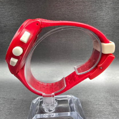 Swatch Spremuta Watch Men 42mm Red White Chronograph Date SUSR403 New Battery6