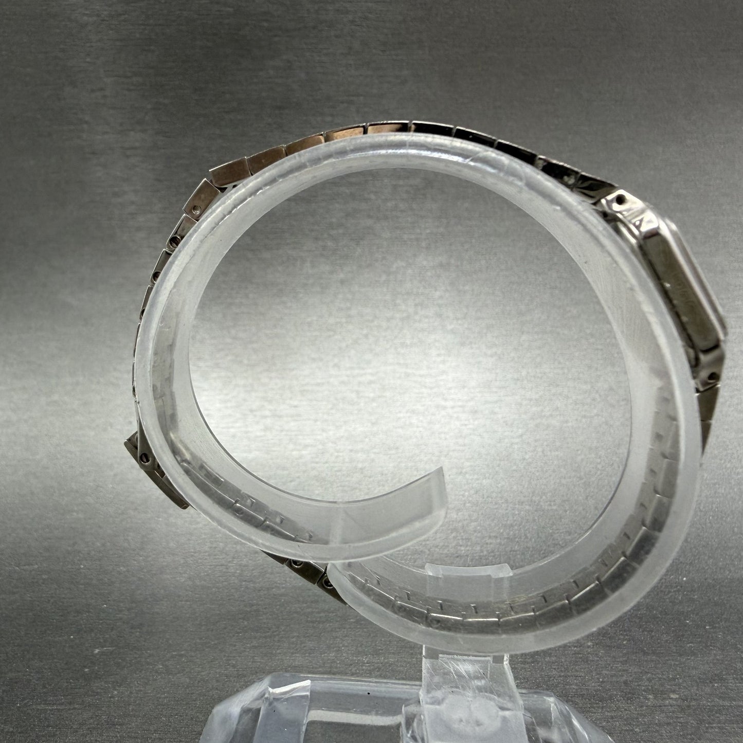 Citizen CQ Watch Women 13mm Silver Dial Silver Tone Rectangle New Battery ABCnjh8