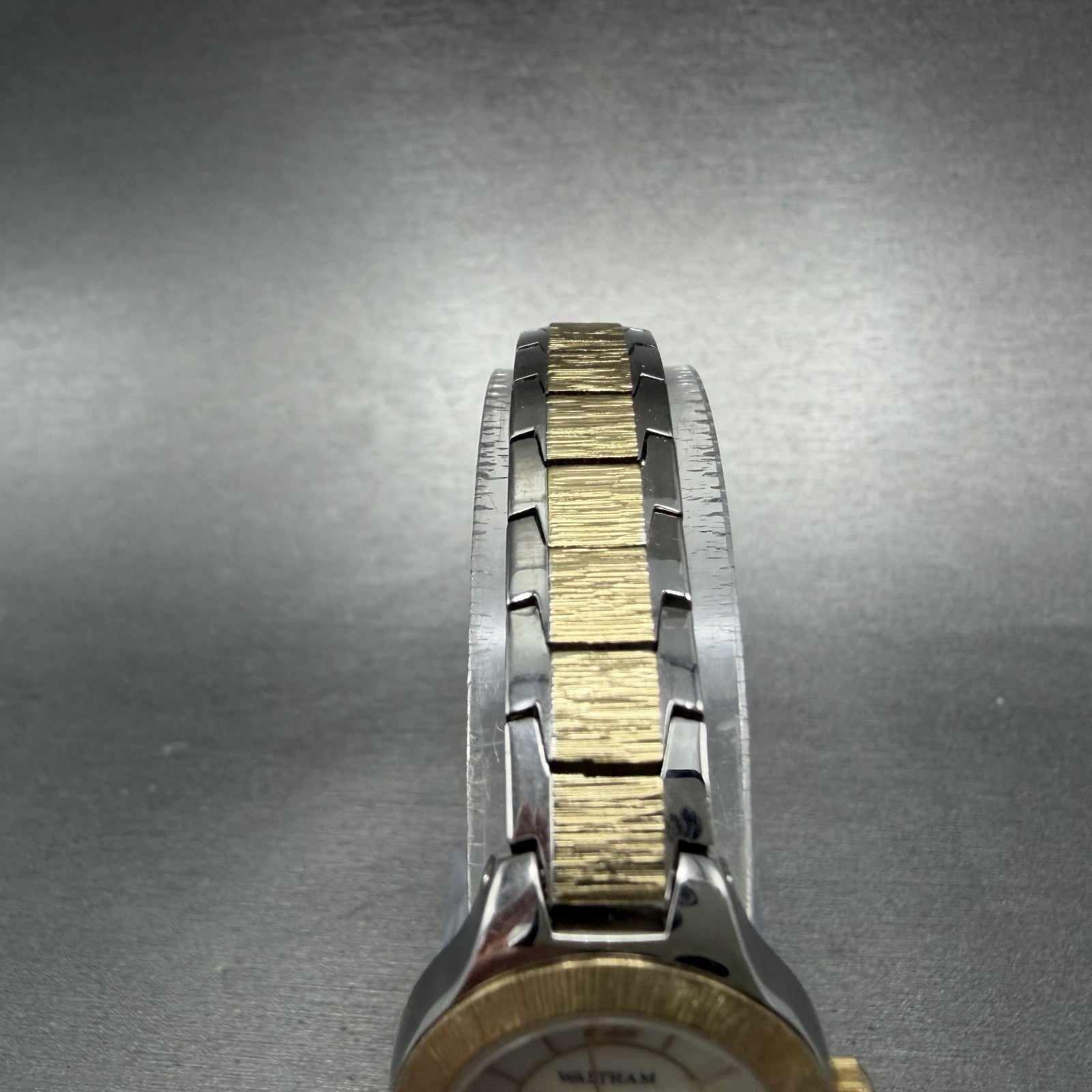 Waltham Watch Women 23mm MOP Dial Two Tone Round WAW041 New Battery5