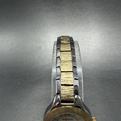 Waltham Watch Women 23mm MOP Dial Two Tone Round WAW041 New Battery5