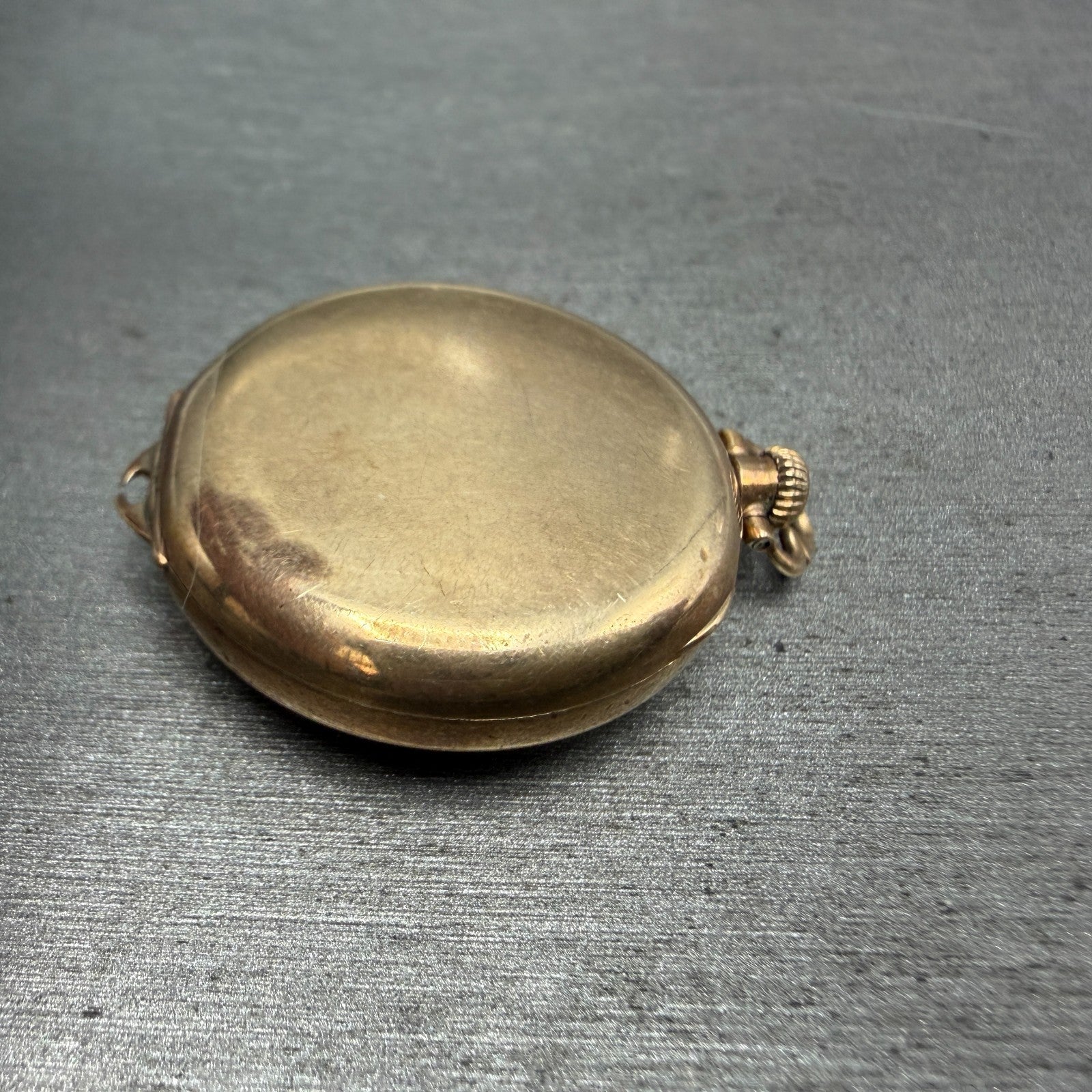 Waltham Pocket Watch 31mm Gold Dial Gold Filled Case Grade 361 PARTS9