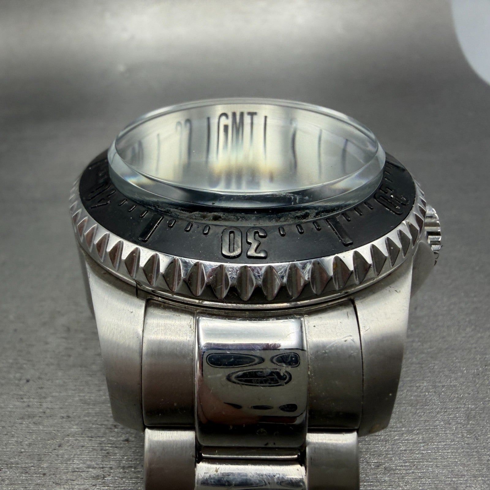 Invicta Reserve Hydromax GMT Watch Men 52mm Silver Dial Steel Date Round New Bat2