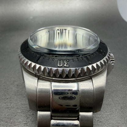 Invicta Reserve Hydromax GMT Watch Men 52mm Silver Dial Steel Date Round New Bat2