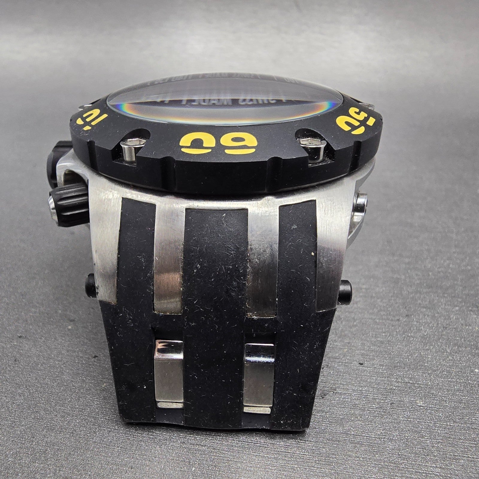 Invicta Reserve chronograph Dive Watch Men 51mm Black Dial Steel 0902 NewBattery4