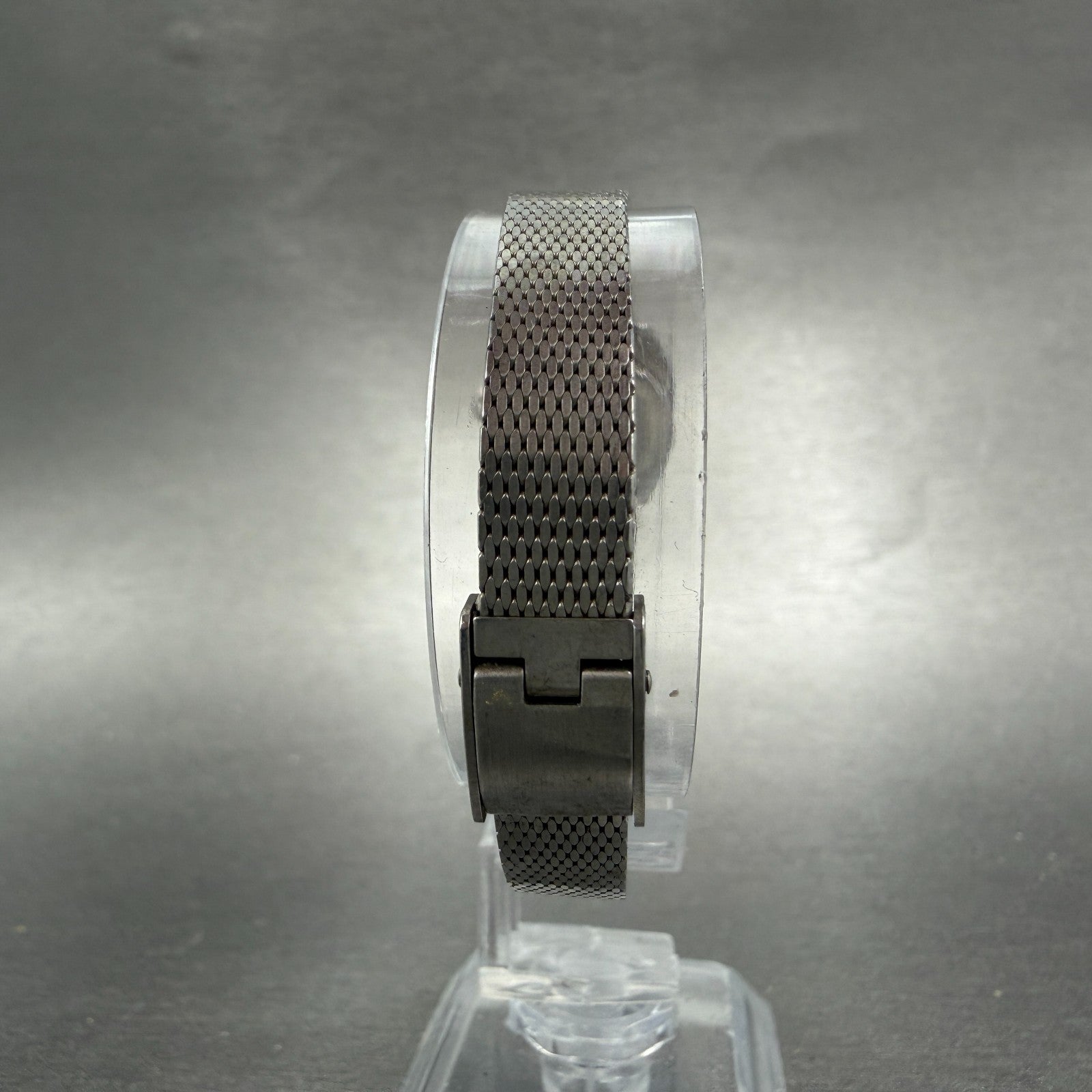 Technos Star lady Watch Women 19mm Silver Dial Steel Manual Wind Mesh Manual7