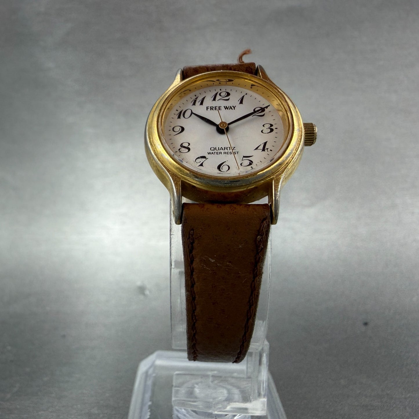 Citizen Freeway Watch Women 24mm White Dial Gold Tone Round 1032-A44601 New Batt6