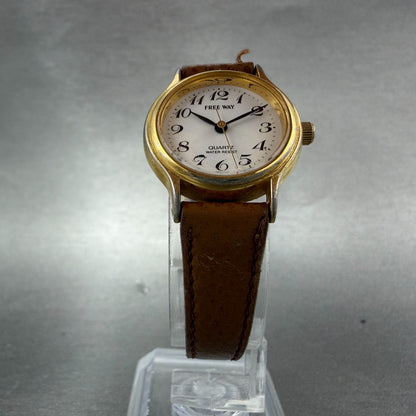 Citizen Freeway Watch Women 24mm White Dial Gold Tone Round 1032-A44601 New Batt6