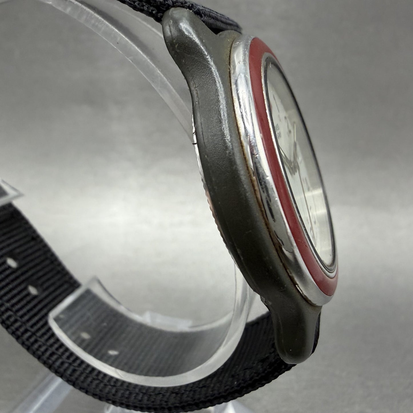 Victorinox Swiss Army Watch Men 39mm White Dial Black Tone Date Round New BattHJ3