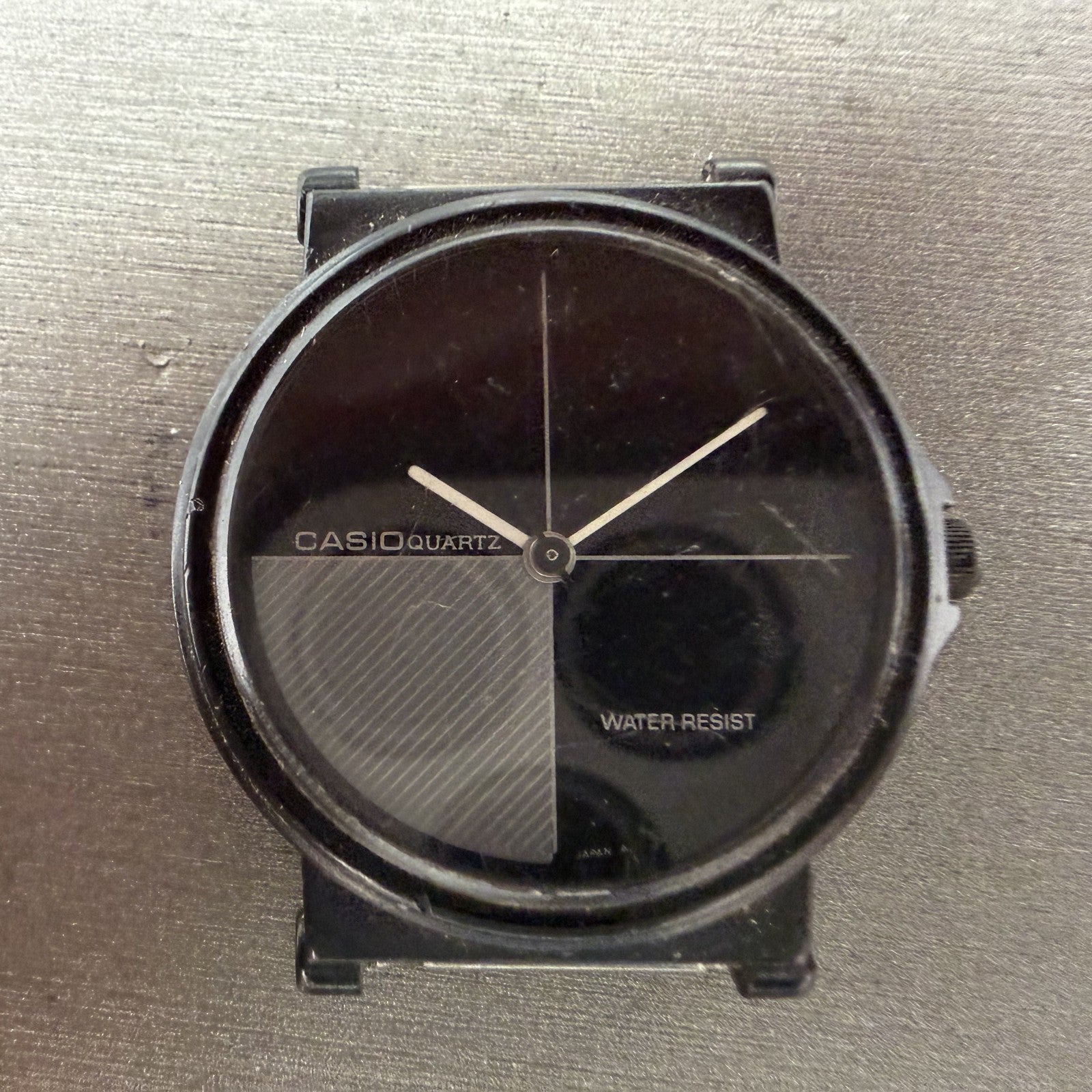 Casio Watch Unisex 32mm Black Dial Black Tone Round MQ-20WF New Battery1